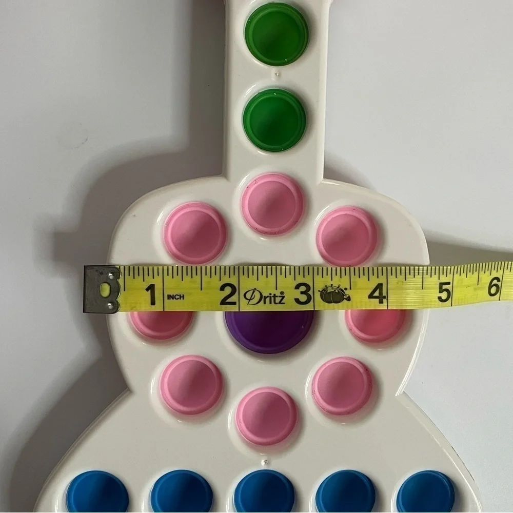 pop it Guitar shape hard case fidget spinner toy